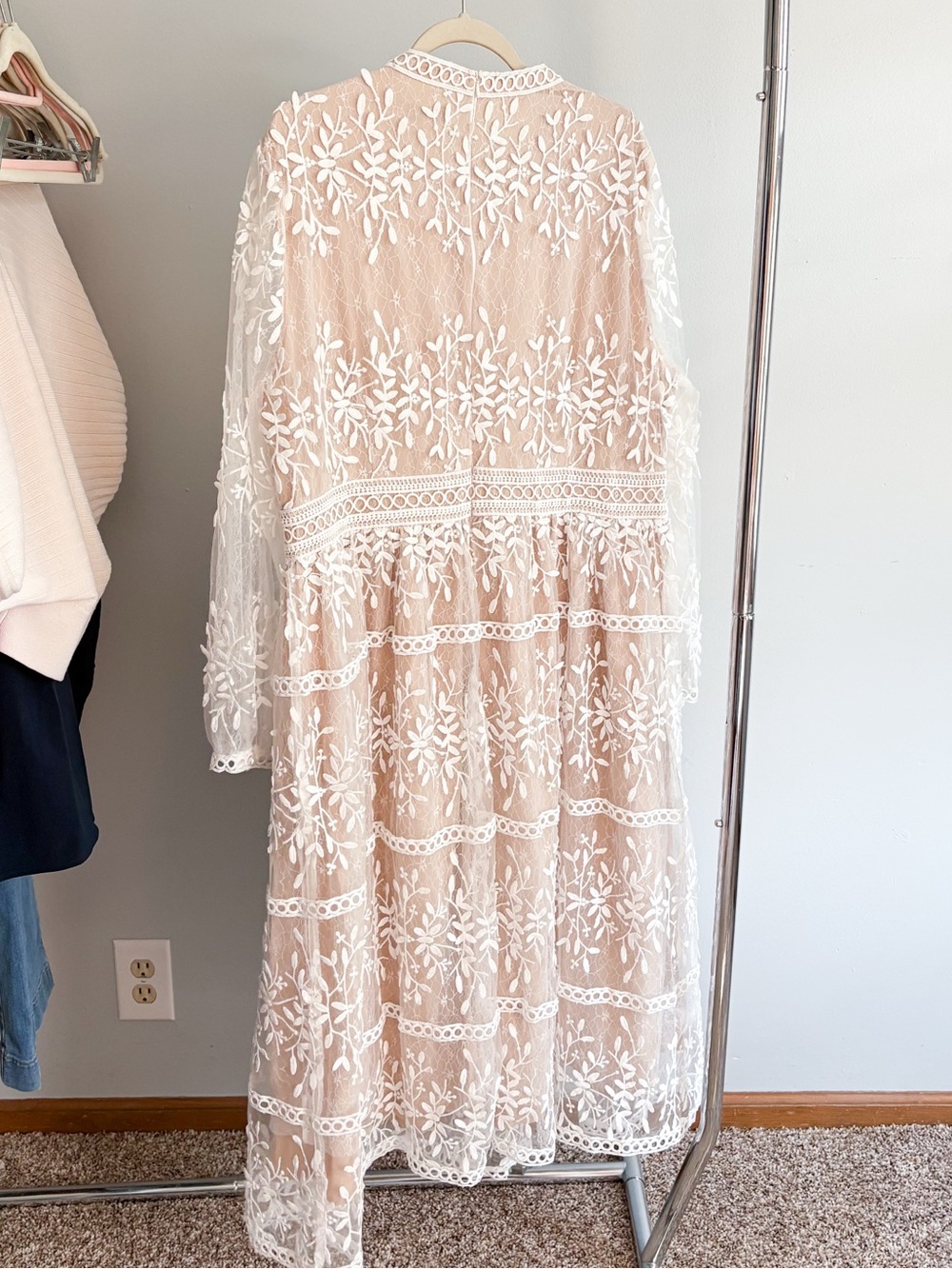 Ivy City Co Sicily Dress in Champagne Lining 2X - Picture 7 of 7